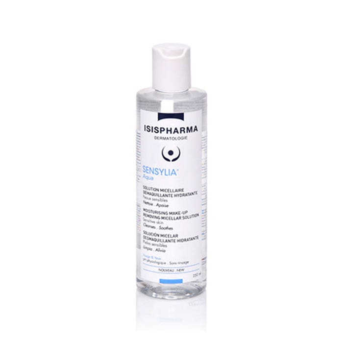 Soluzione detergente micellare idratante Aqua per pelli sensibili 250ml Sensylia Isispharma