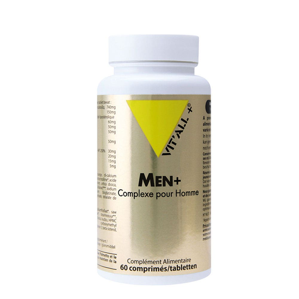 Vit'All+ Men+ Benessere dell'uomo 60 compresse + (in francese)