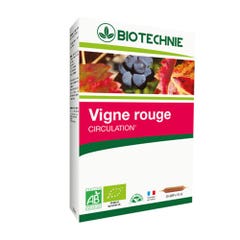 Biotechnie Vite Rossa Circolazione Organica 20 Fiale