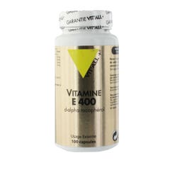 Vit'All+ Vitamine E 400 D-alfa tocoferolo 100 Capsule 100 capsule