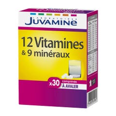 Juvamine 12 Vitamine e 9 Minerali in 30 compresse