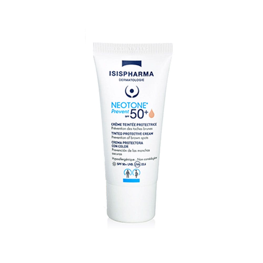 Isispharma Neotone Crema colorata protettiva Spf50+ Prevent Tonalità media 30ml