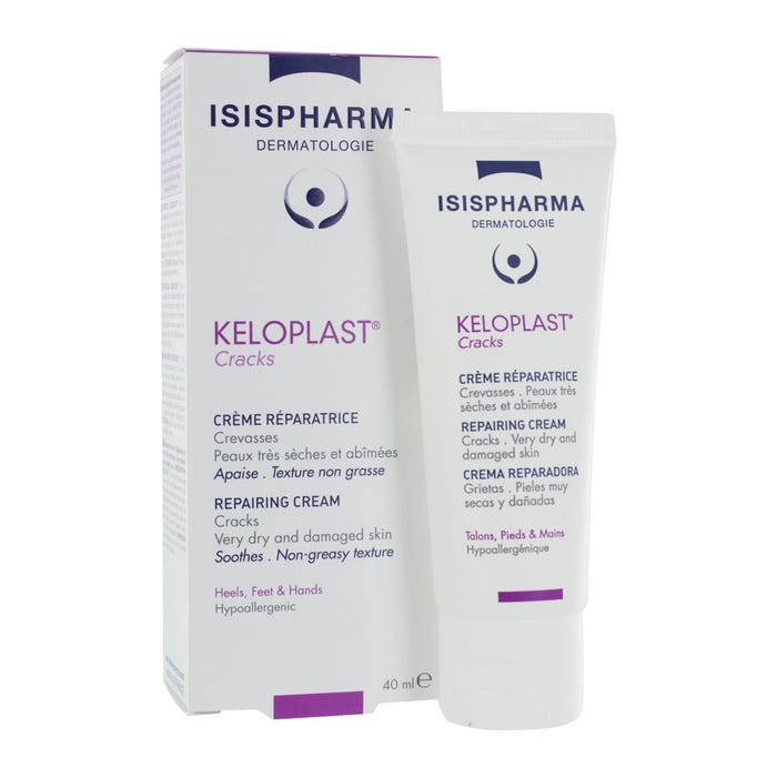 Isispharma Keloplast Crema per la riparazione delle crepe per pelli molto secche e danneggiate 40 ml