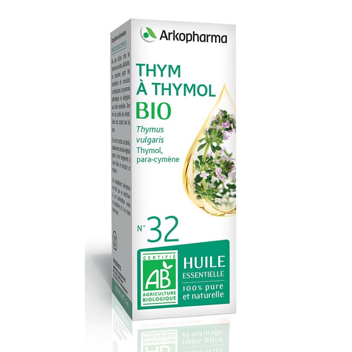 Arkopharma Olfae Olio essenziale N°32 Timo A Timolo Bio (thymus vulgaris Ct Thymol) 5ml