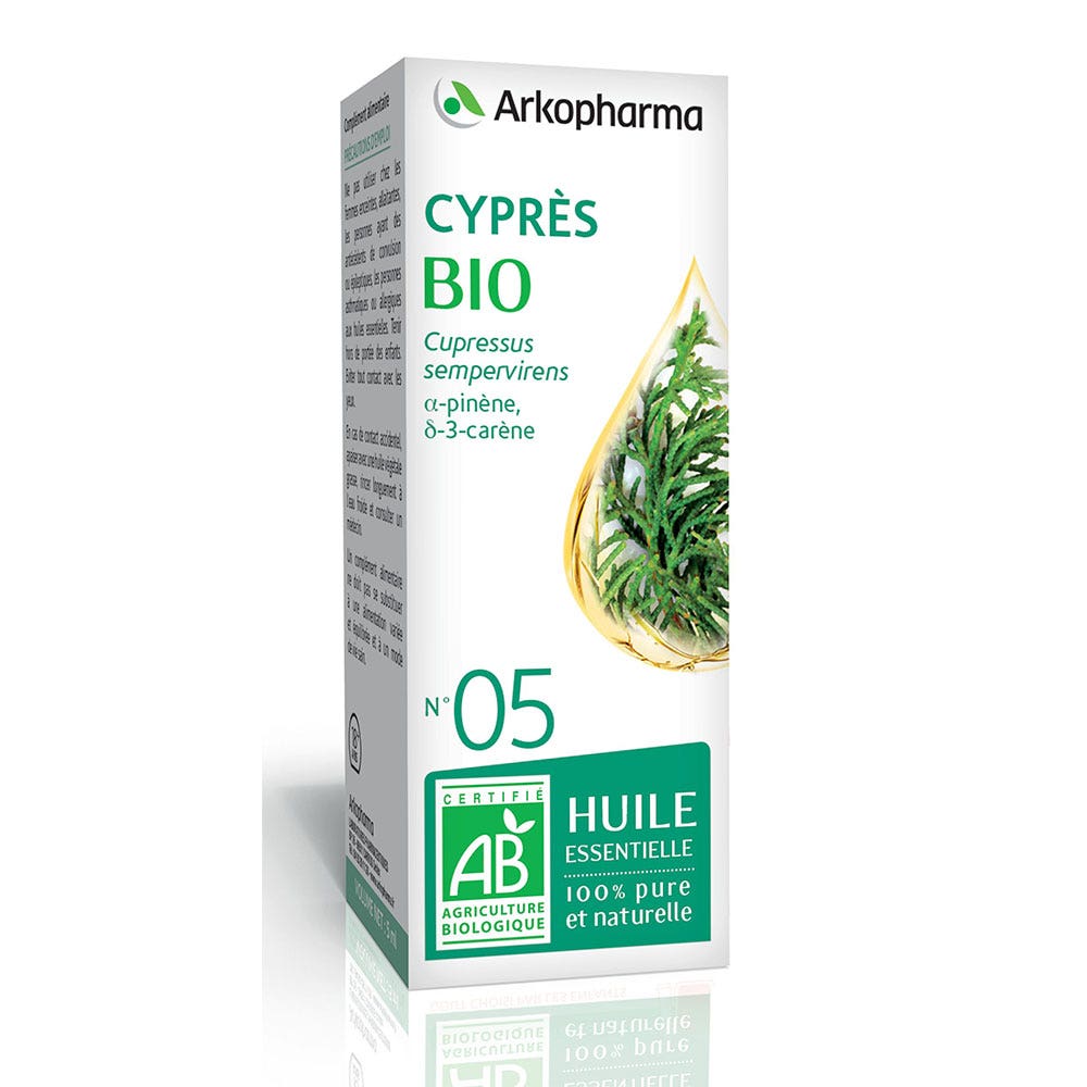 Arkopharma Arkoessentiel Olio essenziale di Cipresso N°5 bio 10 ml