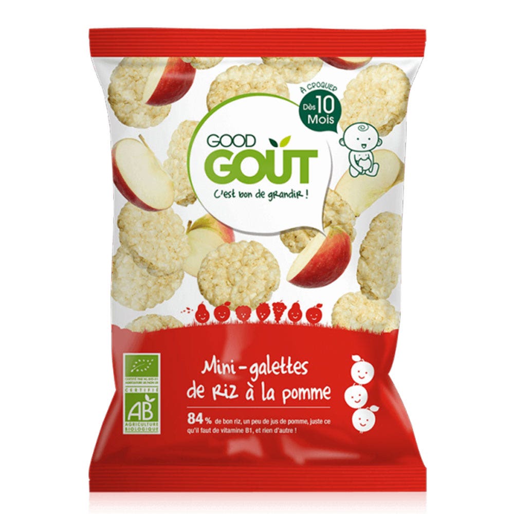Good Gout Mini torte di riso biologiche Da 10 mesi 40g