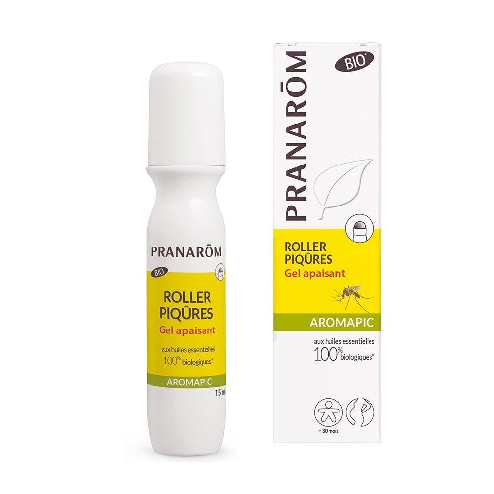 Pranarôm Aromapic Gel roller lenitivo punture bio 15 ml