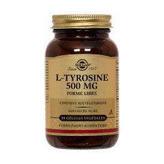 Solgar L-tirosina 50 Geluli Vegetali 500 mg
