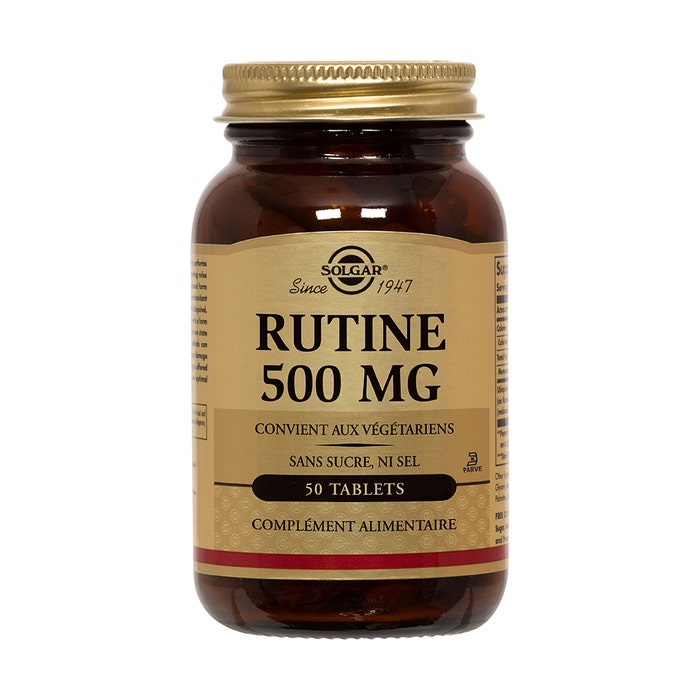 Solgar Rutine 50 Compresse Circulation sanguine Antioxydant 500 mg