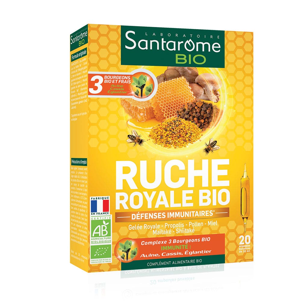 Santarome Royal Alveare Organic 20 Fiale per la difesa immunitaria