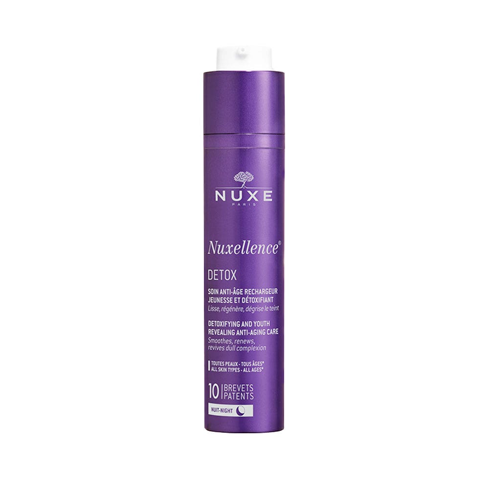 Nuxe Nuxellence Trattamento Notte anti-età Ringiovanente e Disintossicante Detox 50ml