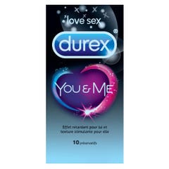 Durex You&Me Preservativi ritardanti x10