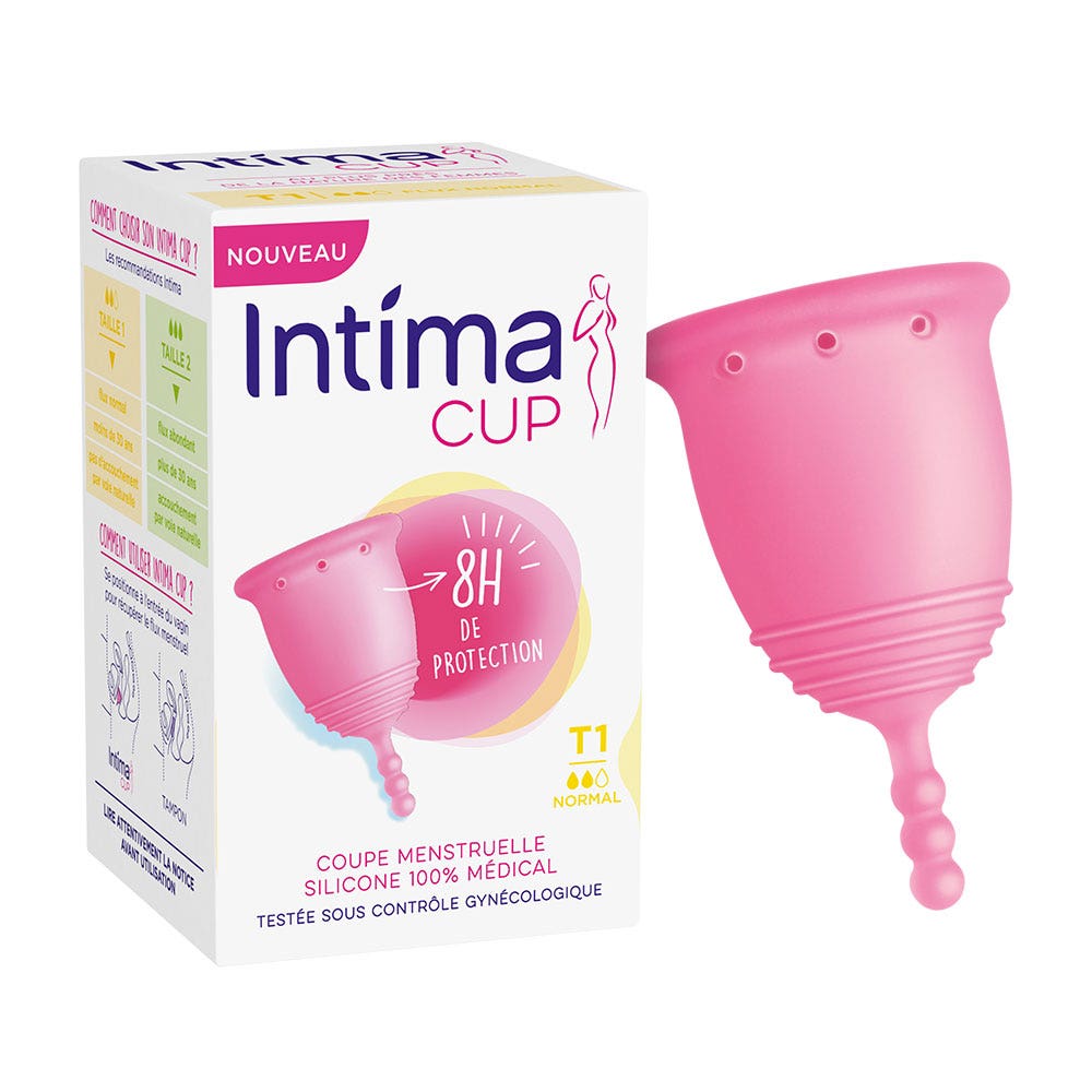 Intima Coppetta Mestruale 100% Silicone Medico 8 Ore Di Protezione