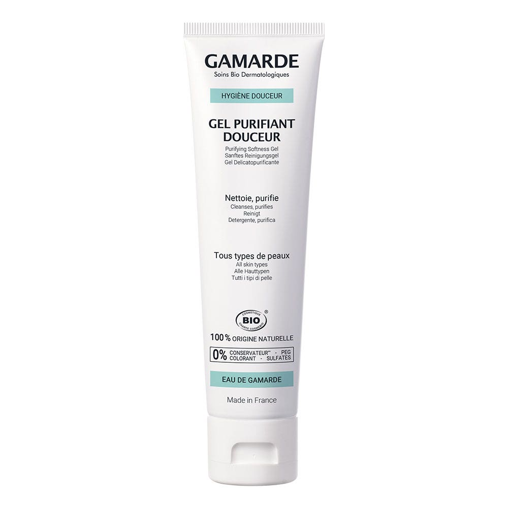 Gamarde Gel purificante Delicatezza Bio per tutti i tipi di pelle 100g