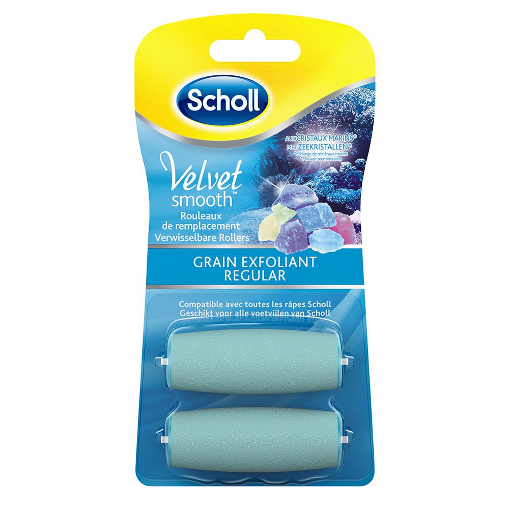 Scholl Velvet Smooth Rotoli di ricambio Grana esfoliante x2