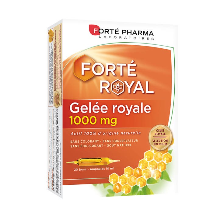 Pappa reale Bio 1000mg 20 fiale Forté Royal Forté Pharma