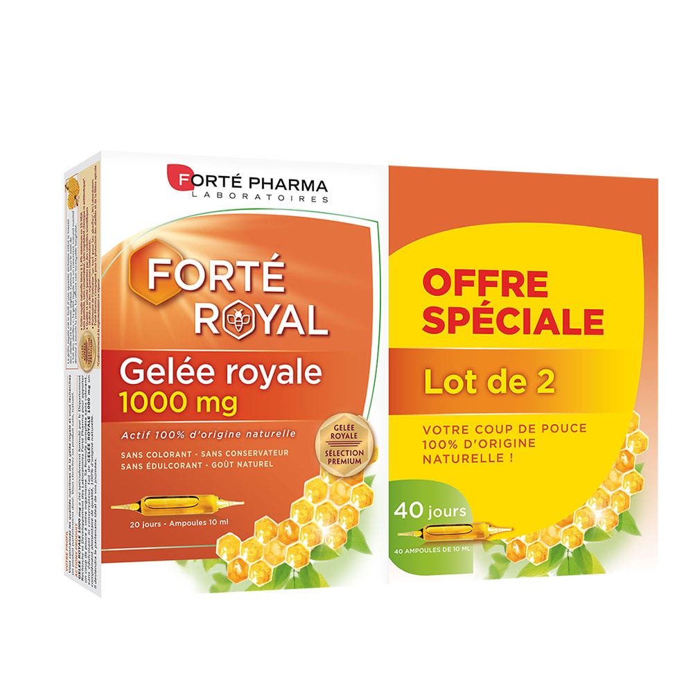 Forté Pharma Forté Royal Gelatina reale 1000 mg 2x20 lampadine