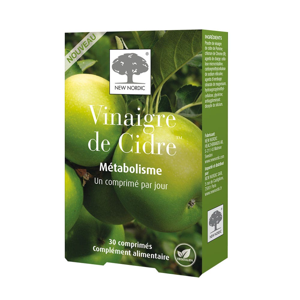 New Nordic Vinaigre 30 Compresse Metabolismo