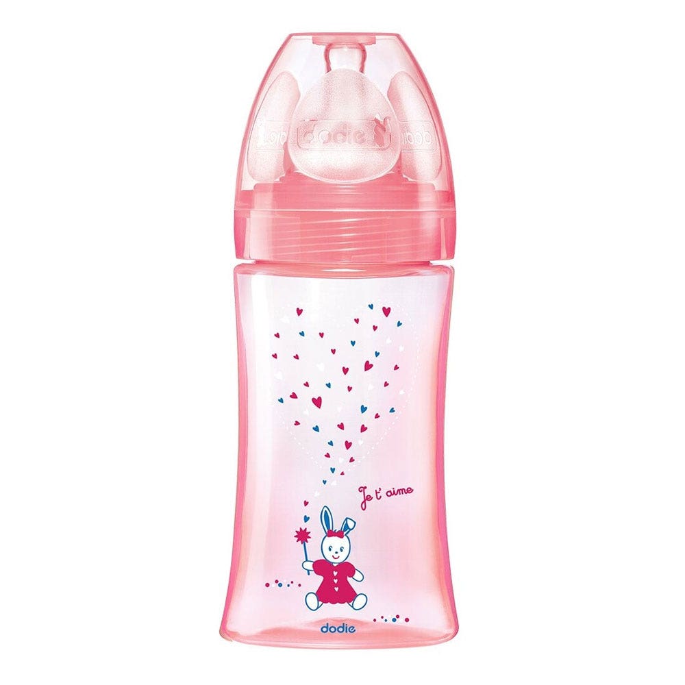 Dodie Biberon Initiation+ flusso 2 anti-coliche 0-6 mesi 270ml