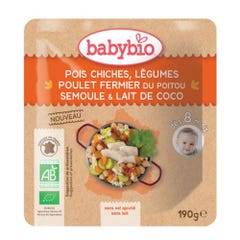 Babybio Pacchetto pasti biologici per 8 mesi 190g