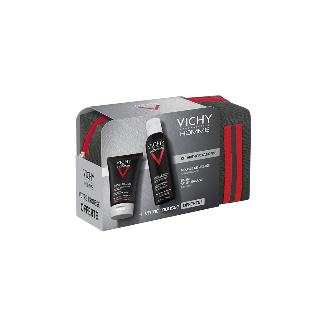 Vichy Uomo Kit Sensi Balsamo Dopobarba + Schiuma Da Barba Uomo 275ml