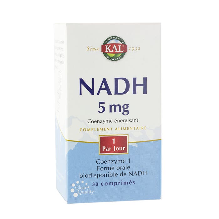 Nadh 30 compresse di coenzima energizzante 5 mg Solaray