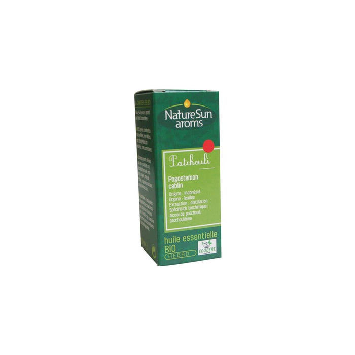 Kräutermax Olio Essenziale Patchouli 10 Ml - Puro Al 100%, Naturale Per Diffusore, Sauna, Massaggi E Bagno Aromatico