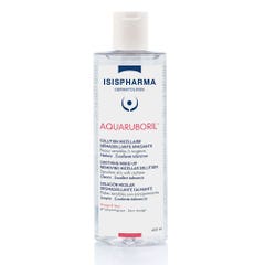 Isispharma Aquaruboril Soluzione Micellare Detergente per Pelle Sensibile con Arrossamenti 400 ml
