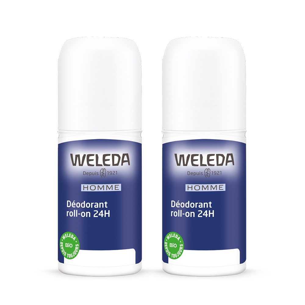 Weleda Deodoranti Uomo Roll On 24h 2x50ml