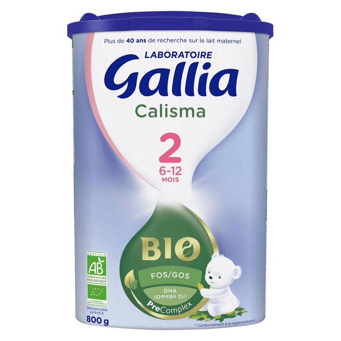 Calisma 2 Latte Bio in polvere 6-12 Mesi 800g Gallia