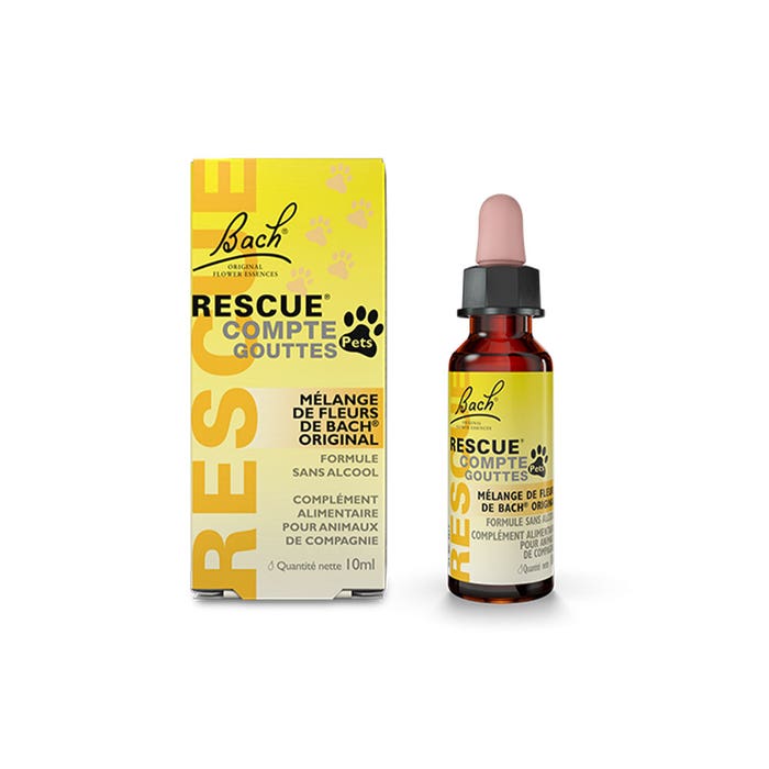 Concentrato di serenità per animali domestici Gocce di Bach 10ml Rescue® Pets Rescue