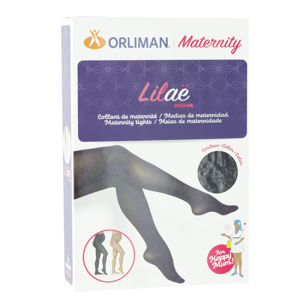 Orliman Collant premaman Nero Lilae Move Mamma