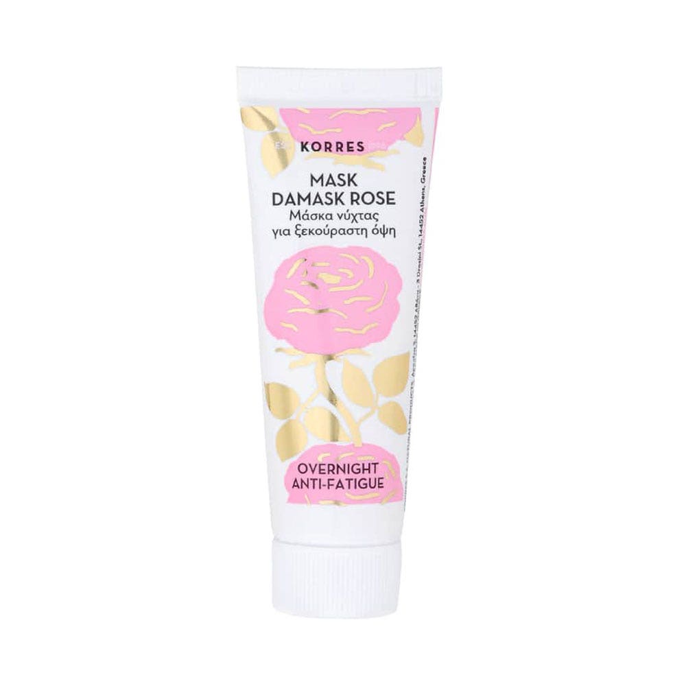Korres Beauty Shots Maschera notturna riparatrice e anti-fatica alla rosa di Damasco 18 ml