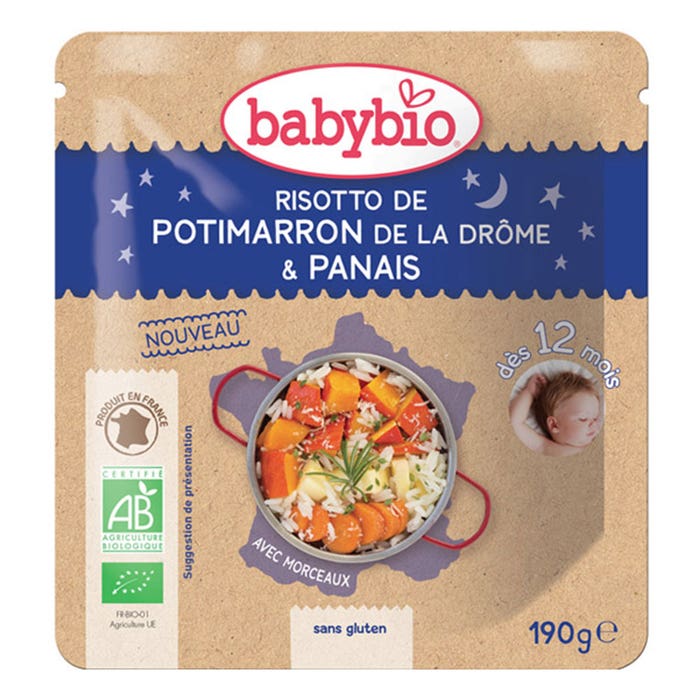 Babybio Bustine di zuppa biologica 12 mesi 190g