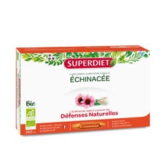 Superdiet Extrait Fluido Echinacee Bio 20 Fiale Di 15 ml