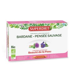 Superdiet Bardana e viola selvatica 20 fiale 15 ml