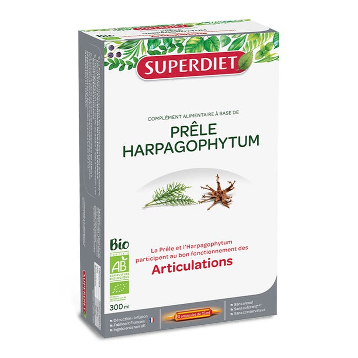 Prele Harpagophytum Organico Articolazioni 20 Fiale Superdiet