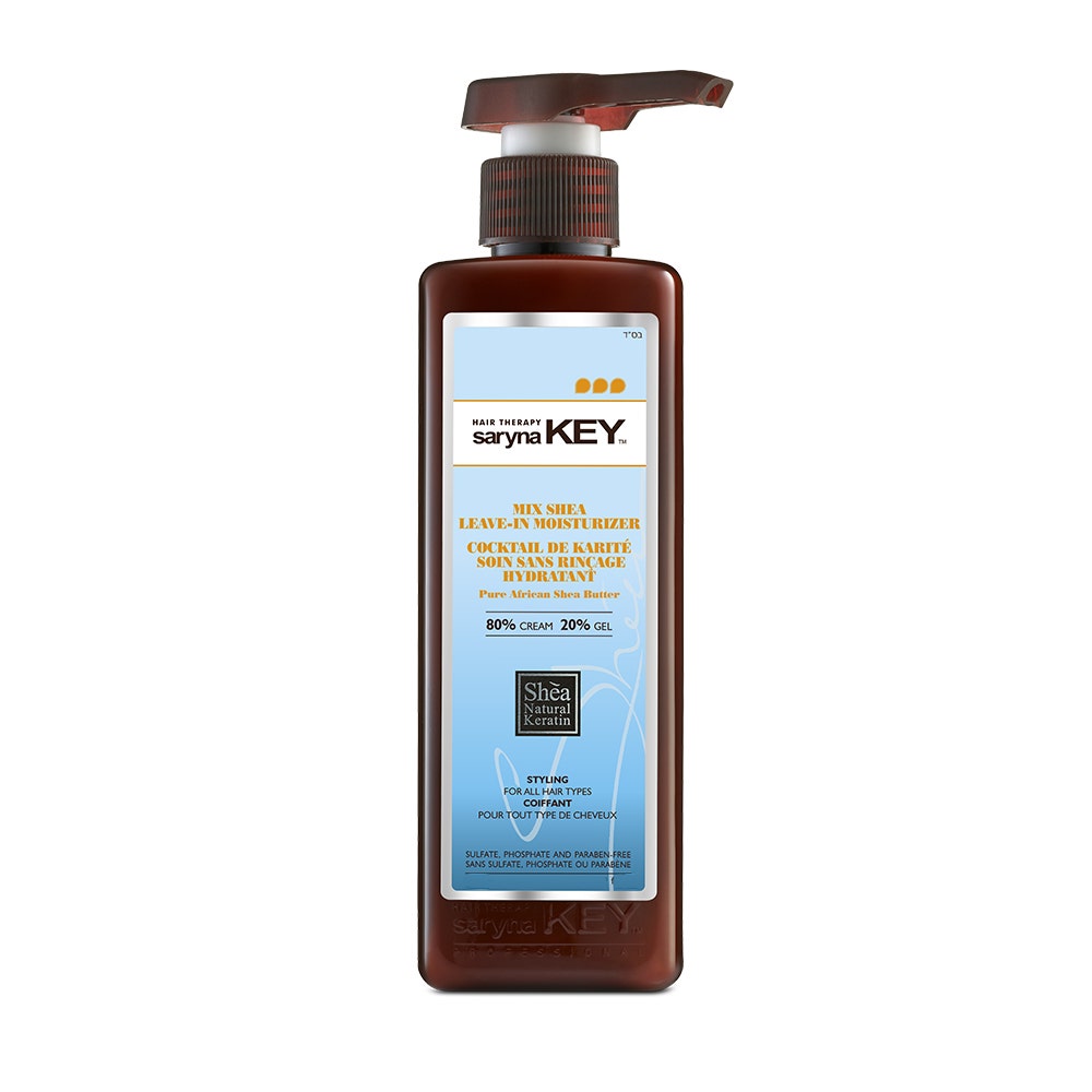 Saryna Key Cocktail De Karite Leave-In Moisturizer 80% / 20% Styling Burro di Karité dall'Africa 300 ml