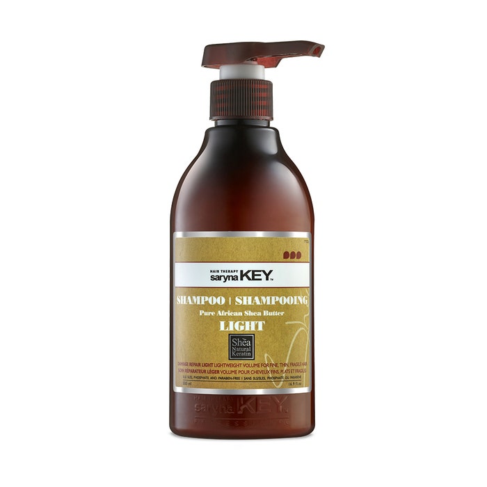 Shampoo Light Riparazione al Burro di Karité Africano Puro 500ml Damage Repair Saryna Key