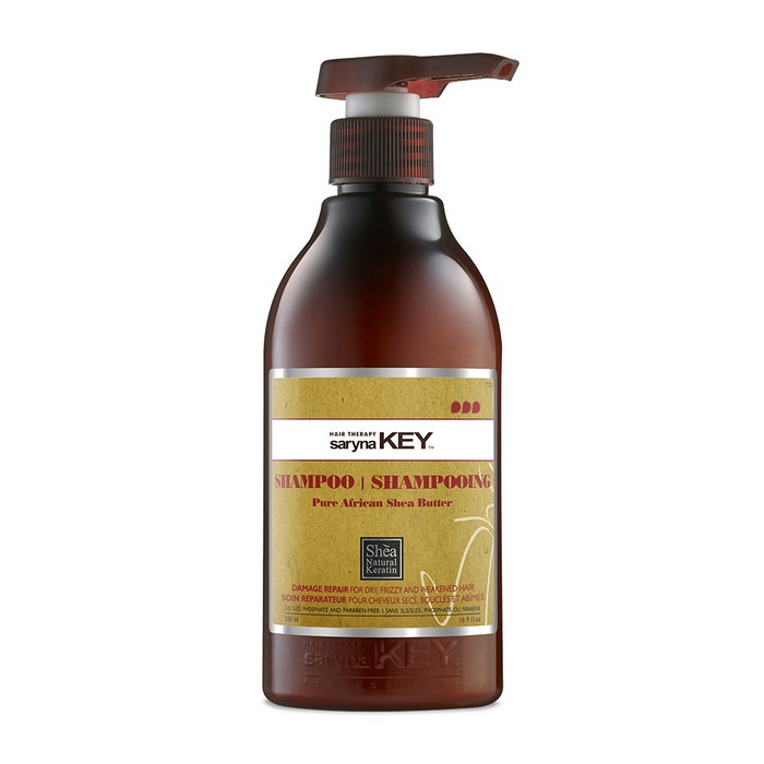Shampoo riparatore al Burro di Karité africano puro 500ml Damage Repair Saryna Key