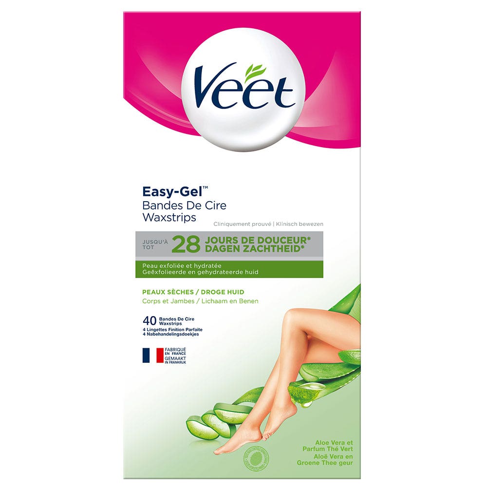 Veet Bendaggi per il corpo e le gambe X40 Pelle secca