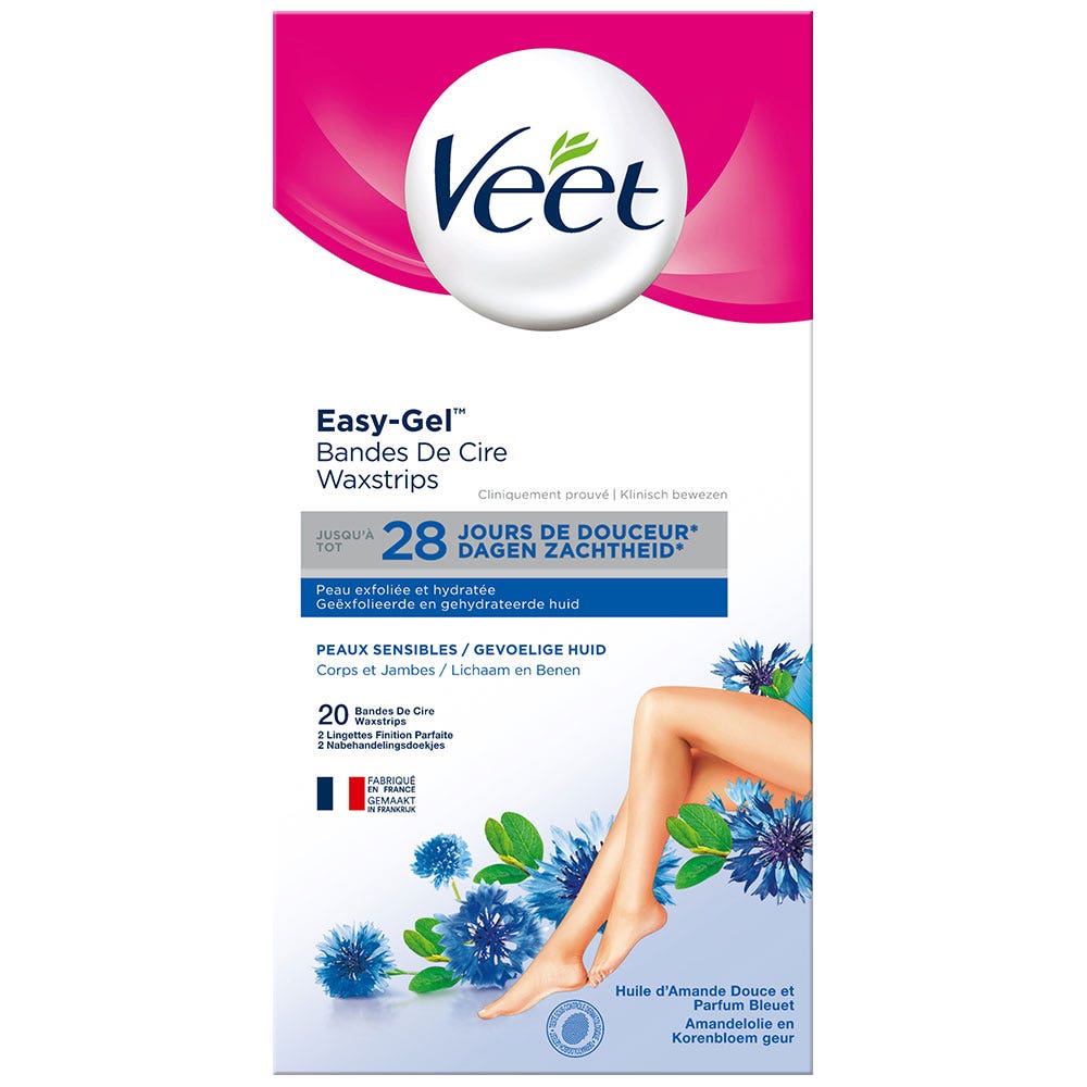 Veet Bendaggi per il corpo e le gambe X20 Pelle Sensibile