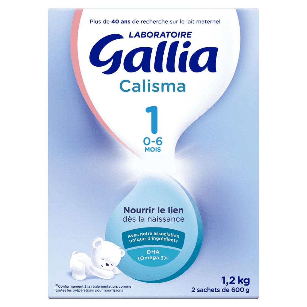 Gallia Calisma Latte in polvere per neonati da 0 a 6 mesi 2 x 600 g