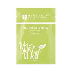 Erborian Bamboo Erborian Bamboo Shot Mask Tissu Visage Effet Repulpant Fraicheur 15g