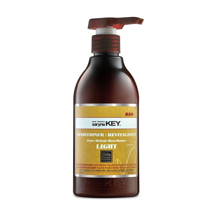 Shampoo Light Riparazione Burro di Karité Africano Puro 500ml Damage Repair Saryna Key