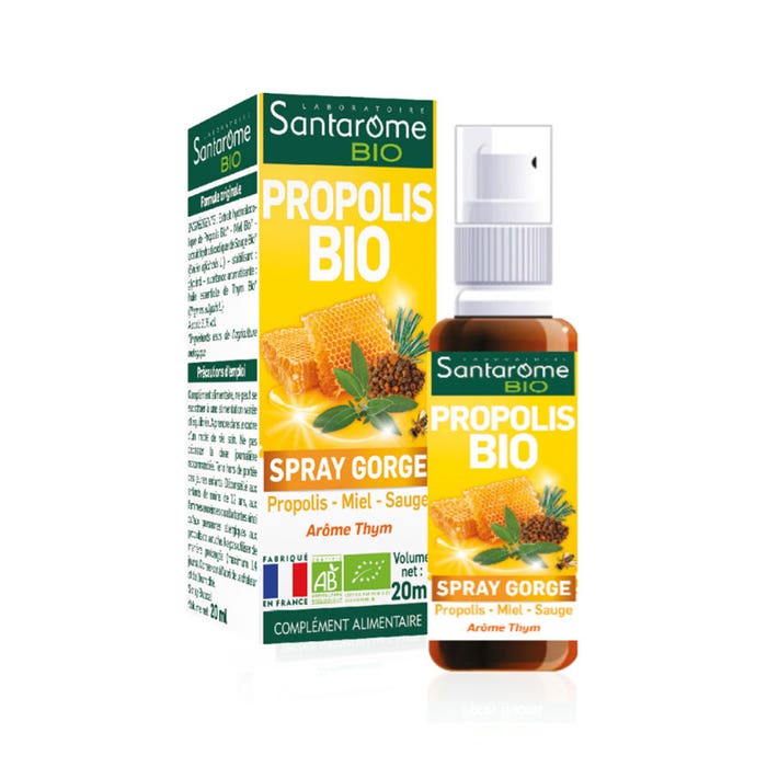 Santarome Spray alla Propolis biologica 20 ml