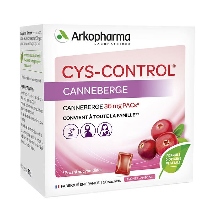 Arkopharma Cys-Control Comfort urinario Mirtillo rosso 20 bustine