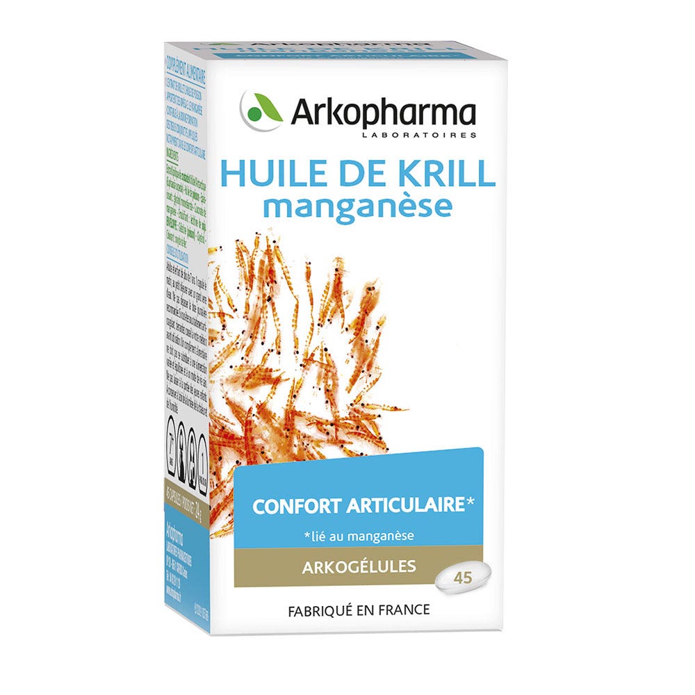Arkopharma Arkocapsule Olio di krill + manganese 45 capsule