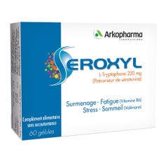 Arkopharma Séroxyl Sovraccarico di lavoro e stanchezza Valeriana, Vitamine B6 60 capsule