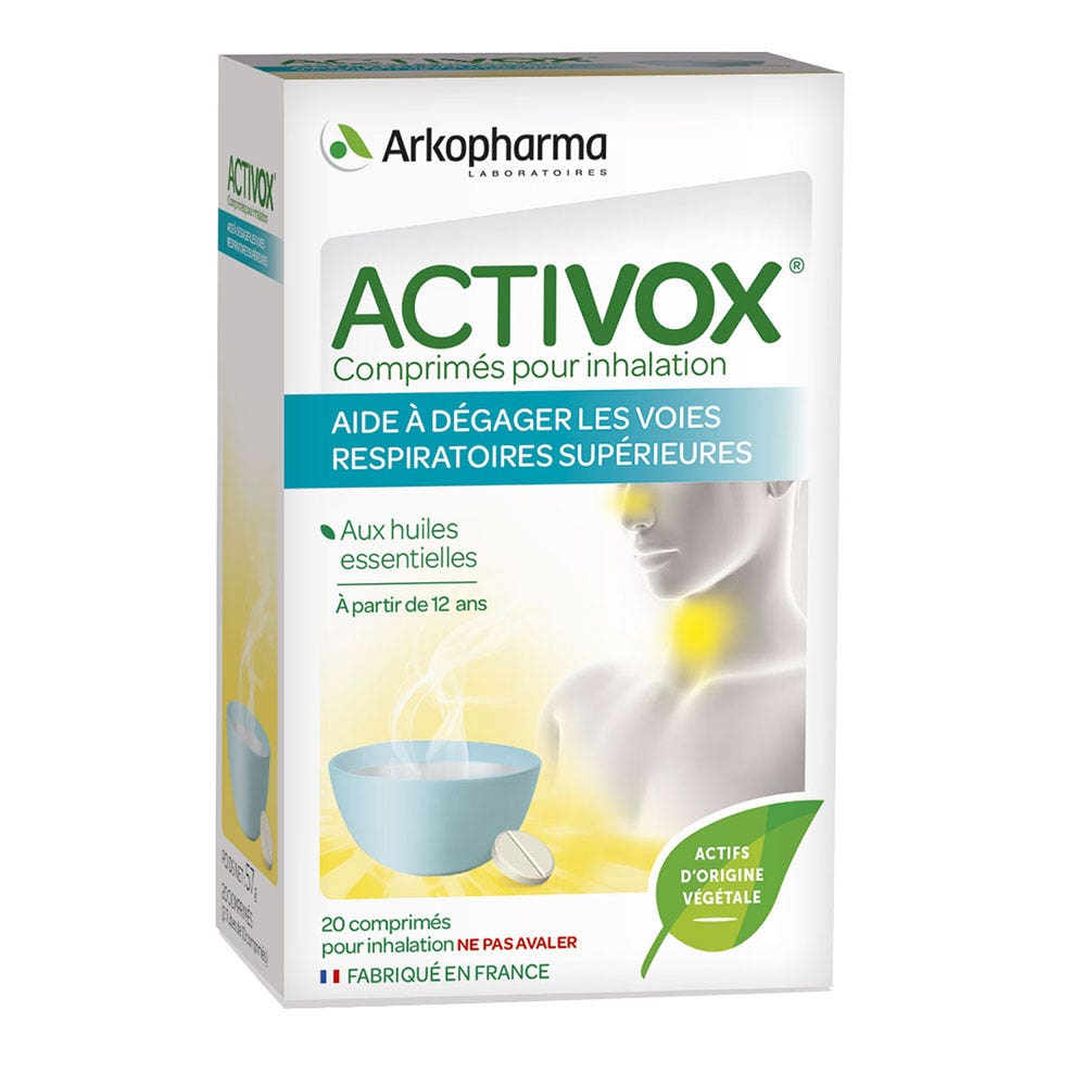 Arkopharma Activox Naso e Gola Oli essenziali 20 Compresse per ...